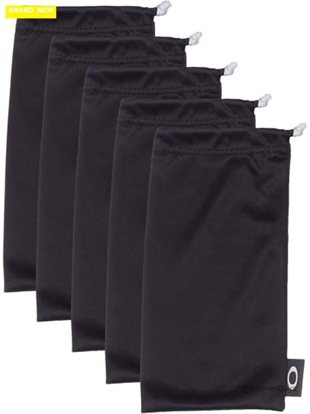 5-Pack Microfiber Sunglass Storage Bags Cleaning Cloths